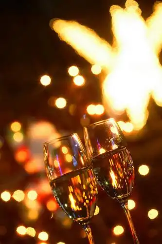 灯光,七彩,两杯,浪漫,文化,光源,霓虹,玻璃制品,灯,酒,饮料,酒杯,香槟