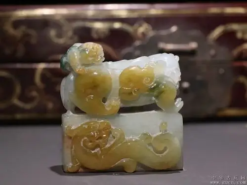 旧藏姚华篆刻寿山石印章一套.