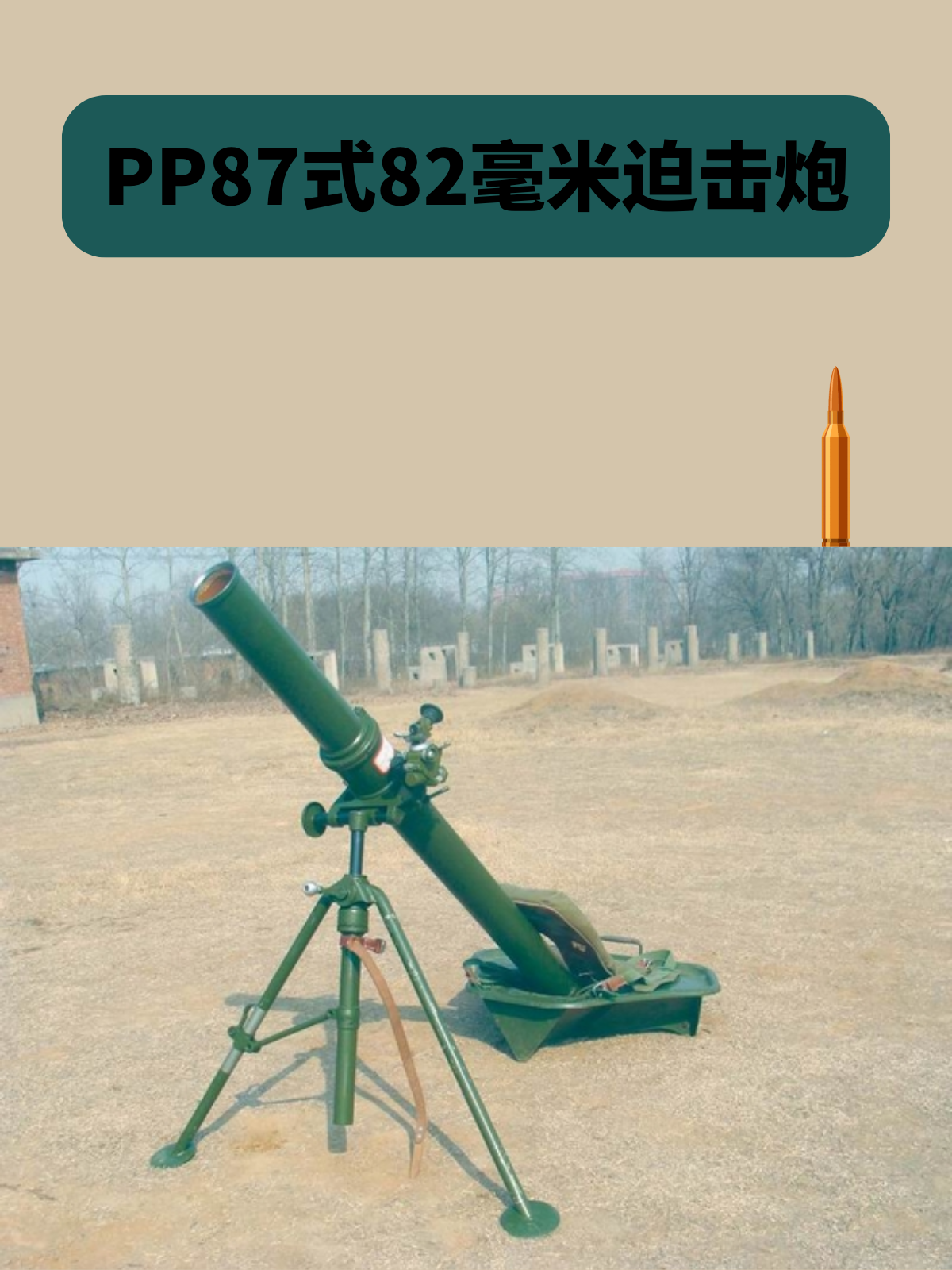 pp87式82毫米迫击炮.