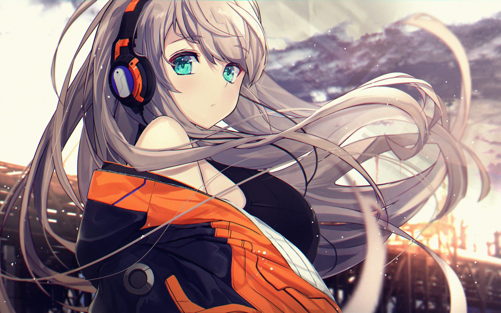 萌系俏皮动漫美女桌面壁纸_卡通动漫_壁纸下载_美桌网