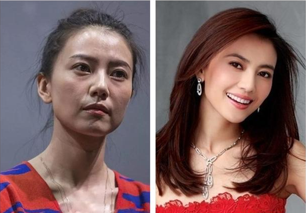 女明星素颜与照片差距有多大?看完这些对比照才知道谁是素颜女神