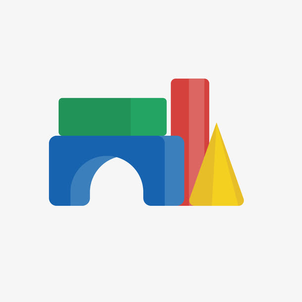 卡通益智积木免抠素材