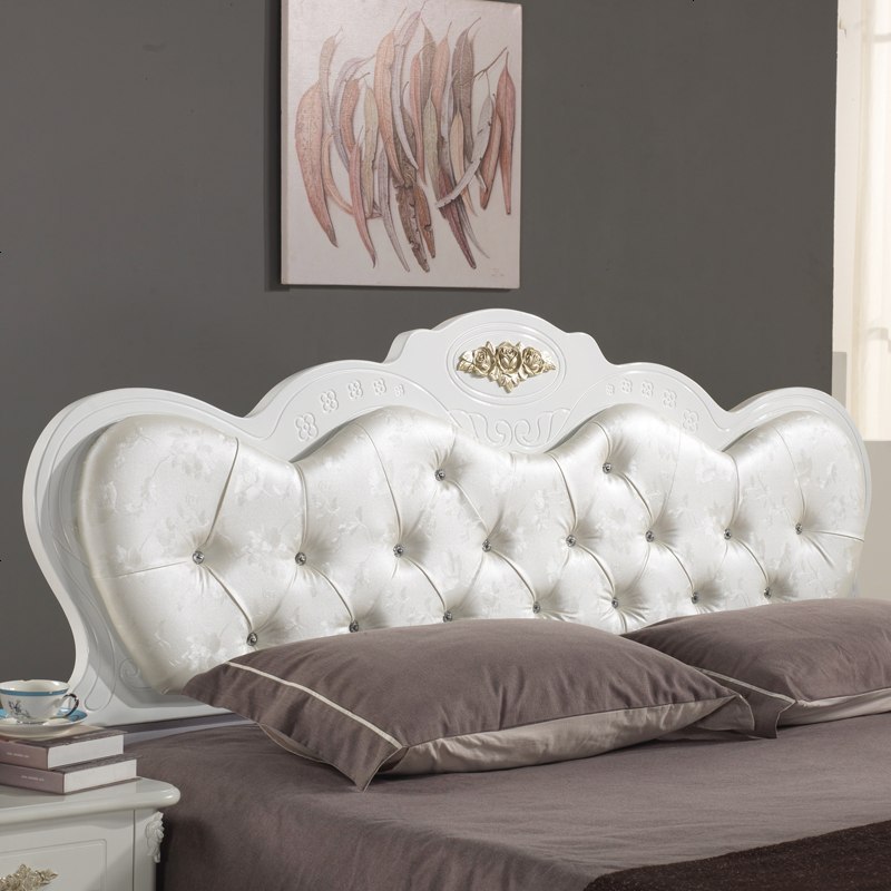 床头板软包欧式床头简约现代18米床靠背单双人定制烤漆韩式公主视频