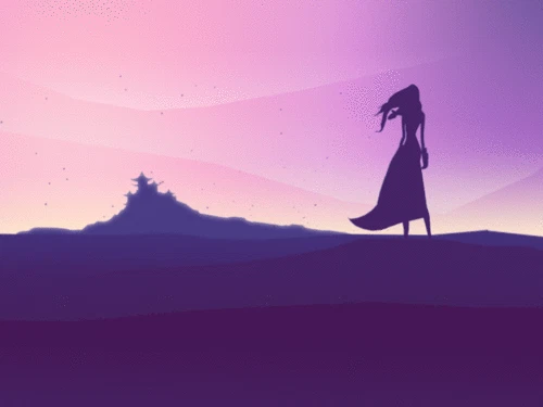 设计师jona dinges的场景动效设计,使用大量渐变在其中,画面柔和唯美