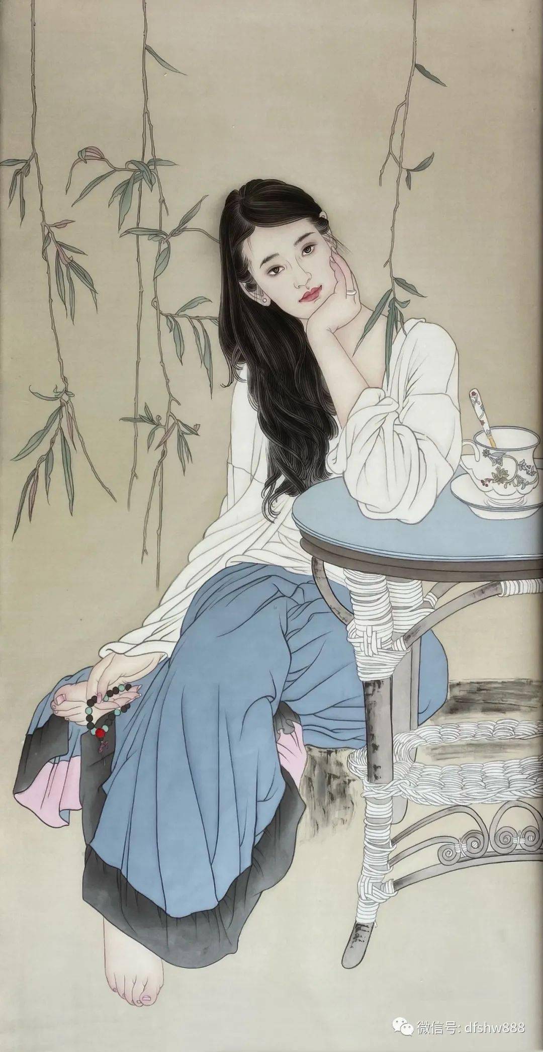 东方艺坛 ▎会员风采——孙晓娟工笔人物画作品欣赏