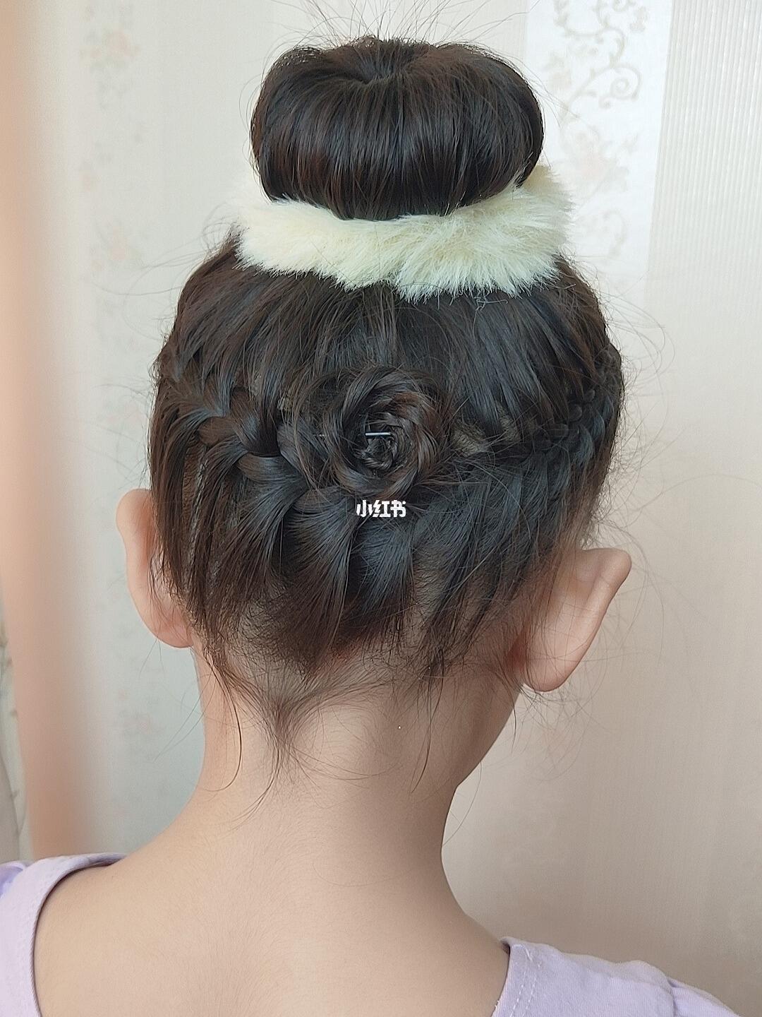 清爽儿童丸子头