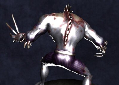 男人异形怪物恐怖肌肉写实