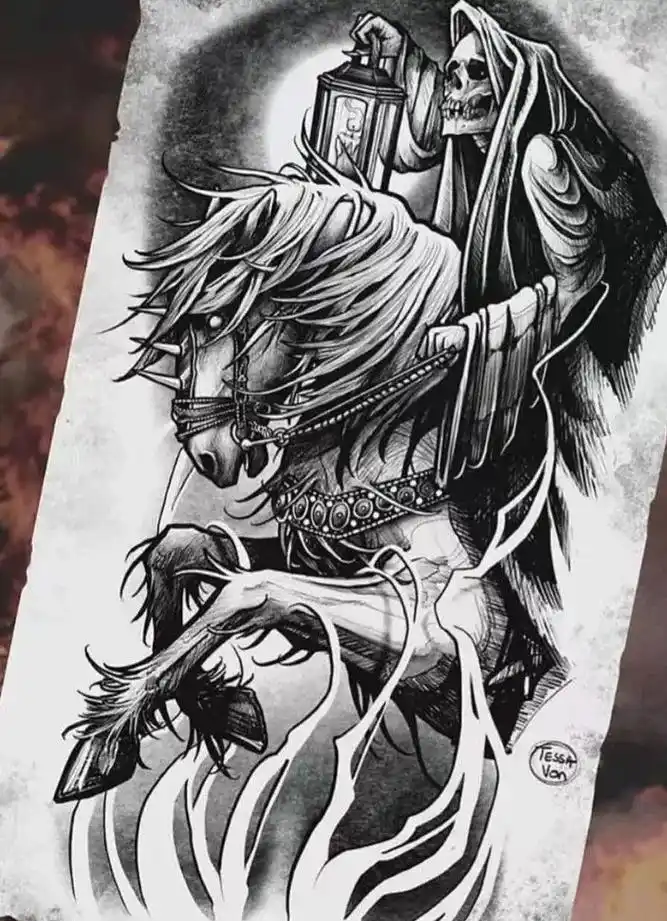 死神素材.#纹身手稿 #手稿 #tattoo  #厦门纹身  - 抖音