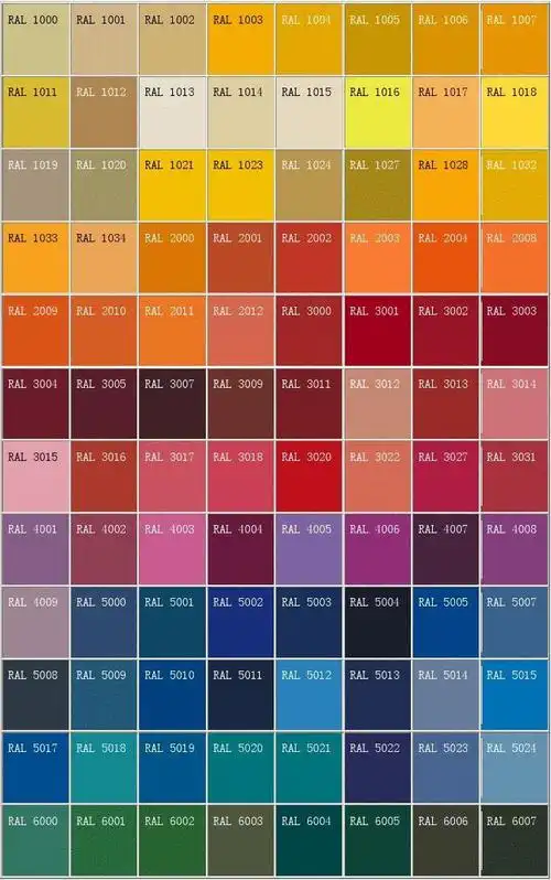 电子版ral色卡