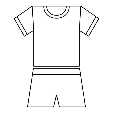 幼儿短袖t恤简笔画小孩子夏天衣服简笔画女幼儿穿衣服简笔画