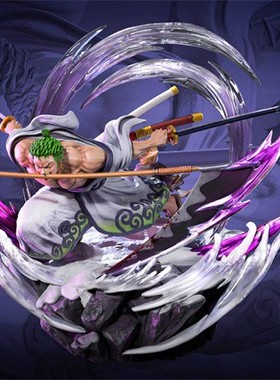 梦想小镇 al 炼狱鬼斩 索隆 限量手办雕像