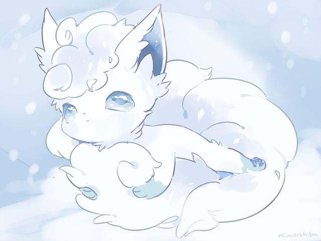 啊啊啊!冰六尾超萌耶!