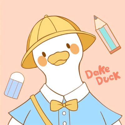 卡通可爱鸭子头像
