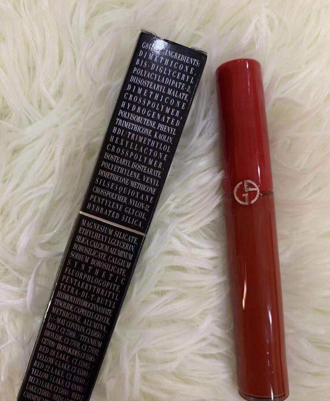 【国内专柜版】阿玛尼「传奇红管口红」臻致丝绒哑光唇釉6.