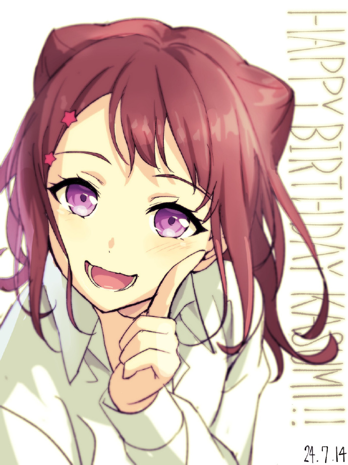 今天(7月14日)是poppinparty 主唱&吉他手戸山香澄的生日,生日快乐!