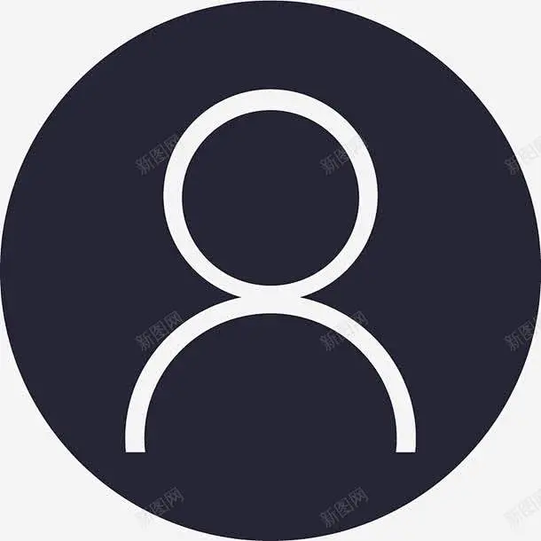 个人中心矢量图图标