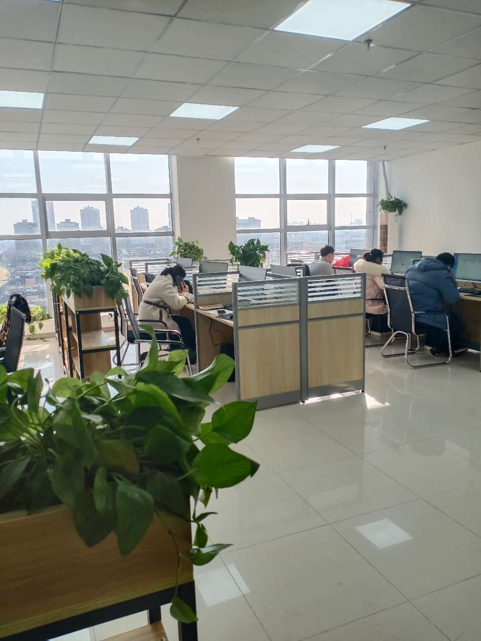 坐办公室.工作简单,环境舒适.从不加班!