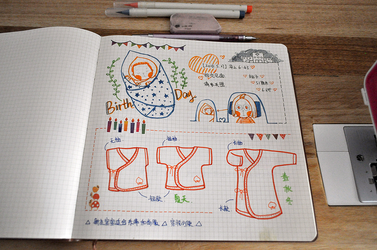 「宝宝成长手作日记」——附裁剪图纸