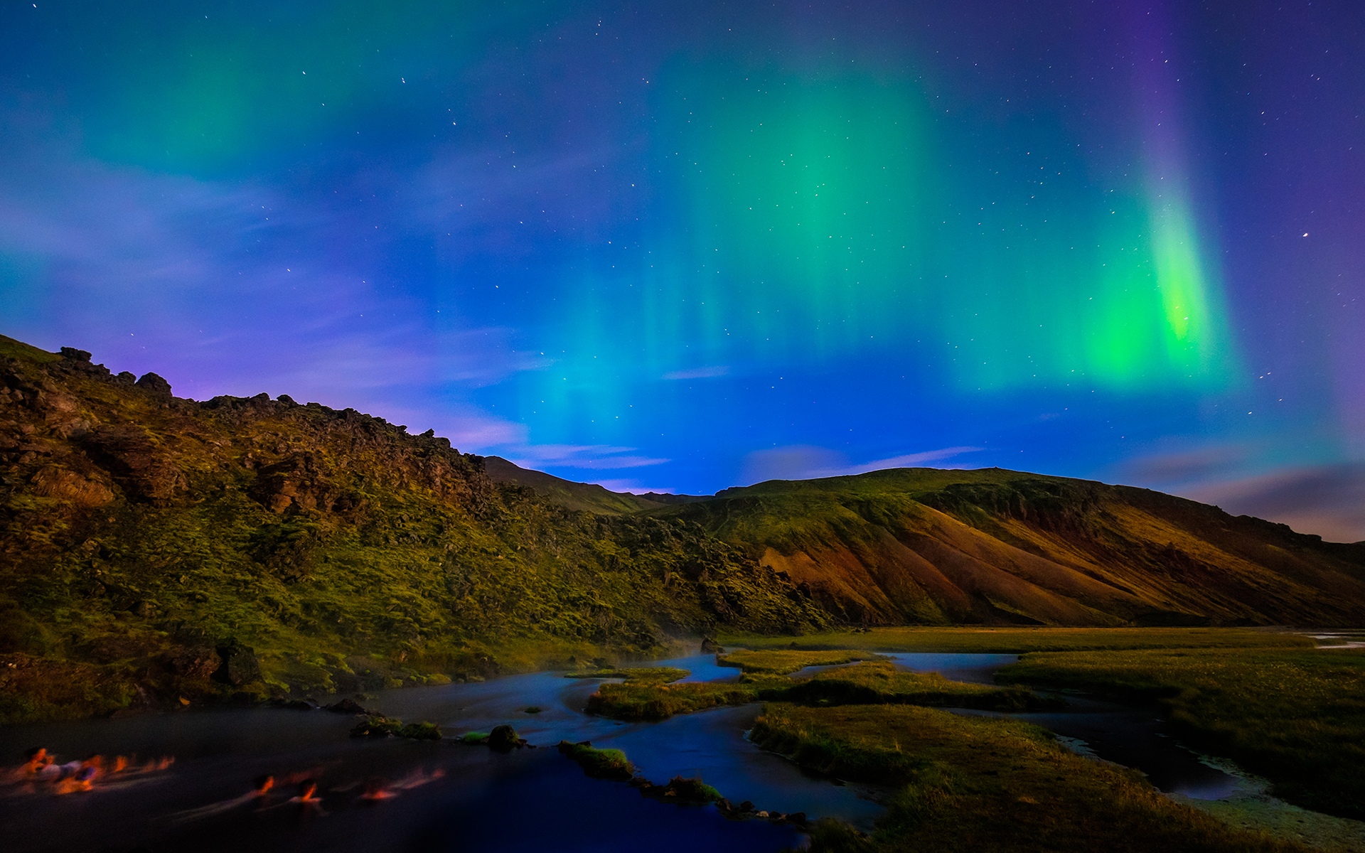 北极光北极光之夜高清壁纸1024x768分辨率下载,北极光北极光之夜高清