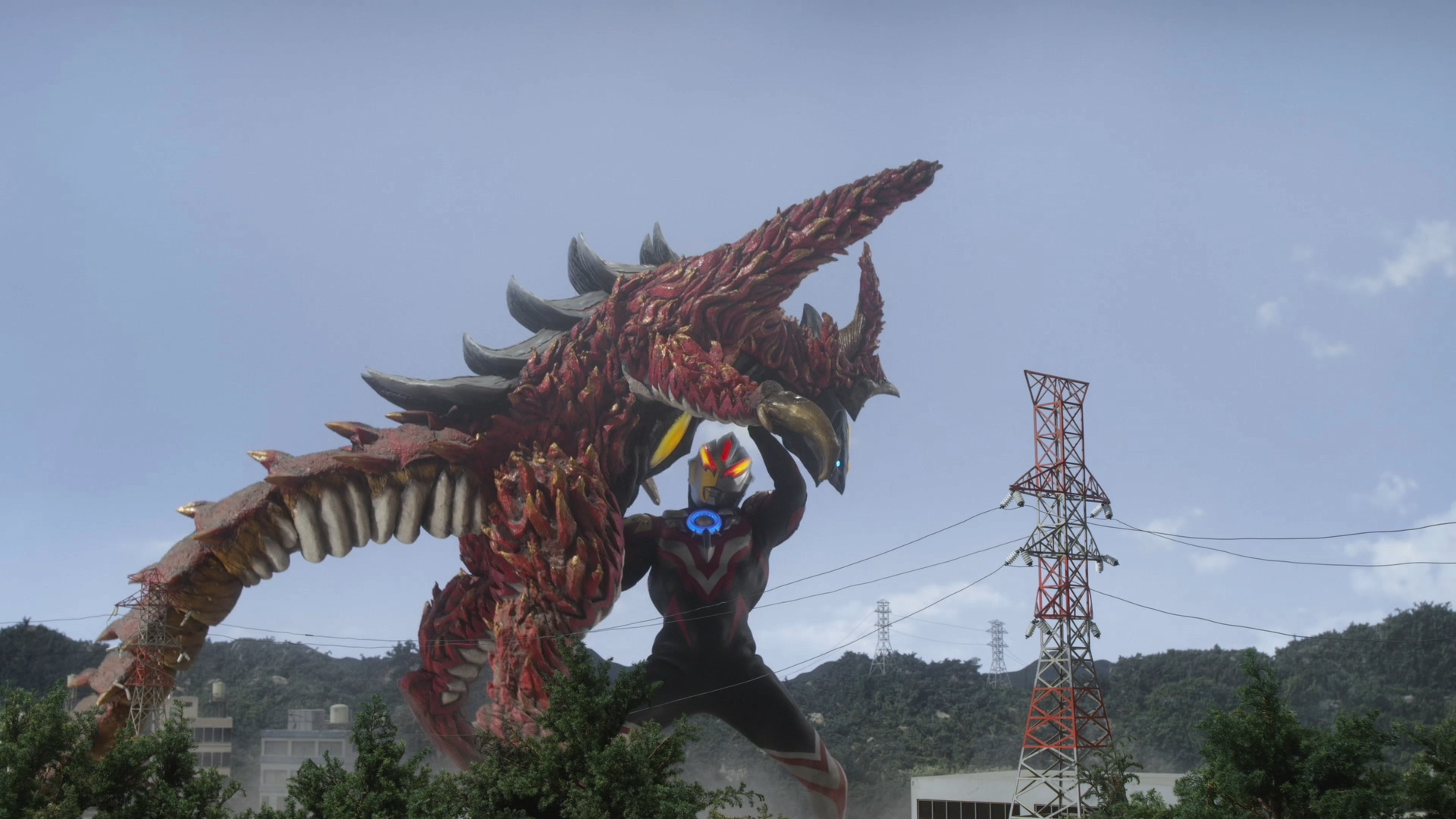 凯迎战强敌芝庞顿.变身之后闪耀光芒的身姿及他手中挥动的剑究竟是