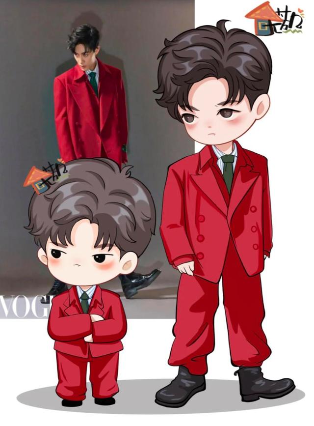 q版肖战太萌了,但本人更可爱