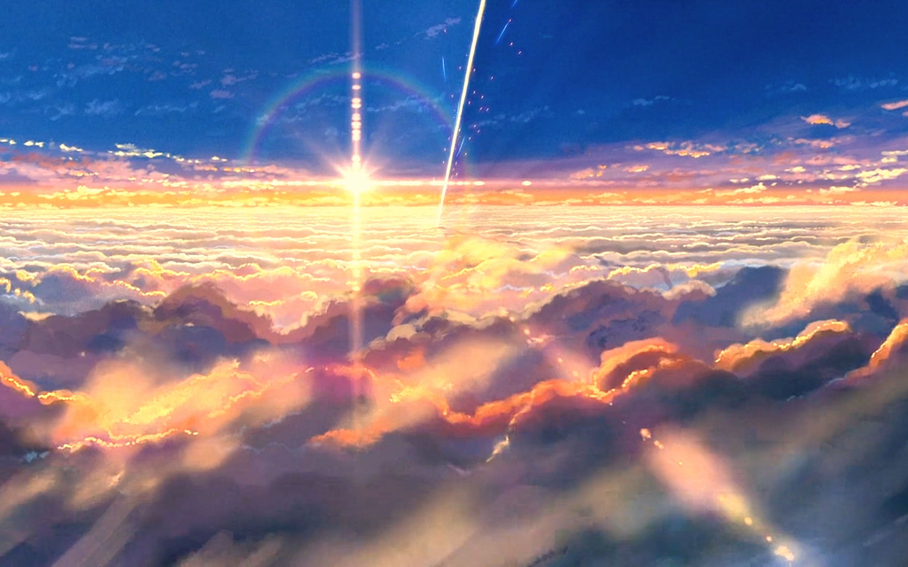 新海诚搭配上《晚风》,感觉很奇妙!