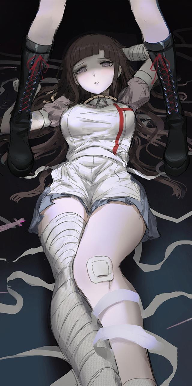 《弹丸论破》罪木蜜柑,温柔低调又缺乏安全感,动漫全面屏壁纸