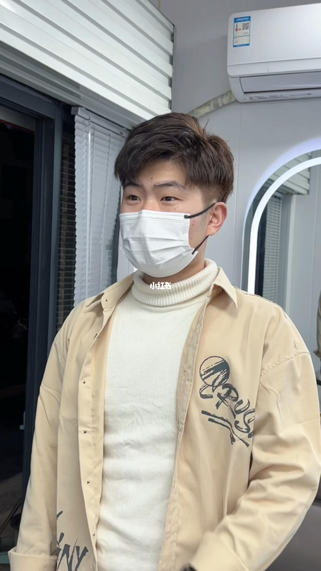 男生日常发型分享短发三七分