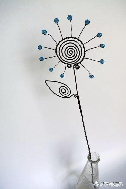 变废为宝用铁丝做手工,没想到成品出来这么多人喜欢,附教程