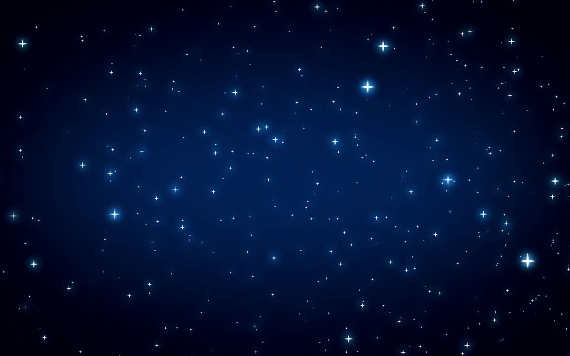 舞台背景 ▏a277 唯美梦幻蓝色星空星星闪耀流星卡通夜晚星星蓝色夜空