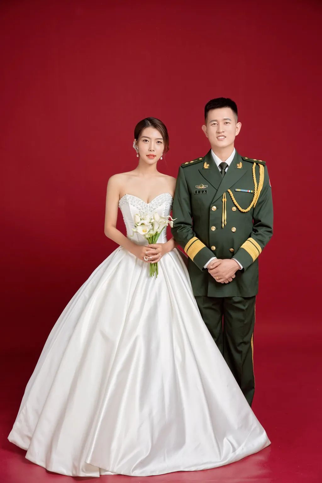各军种的婚纱照,网友看呆了!
