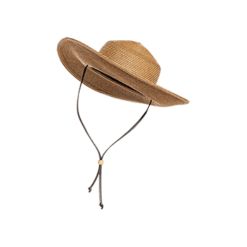 棕色草帽