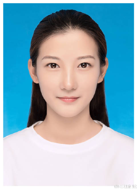 放在求职简历上的照片