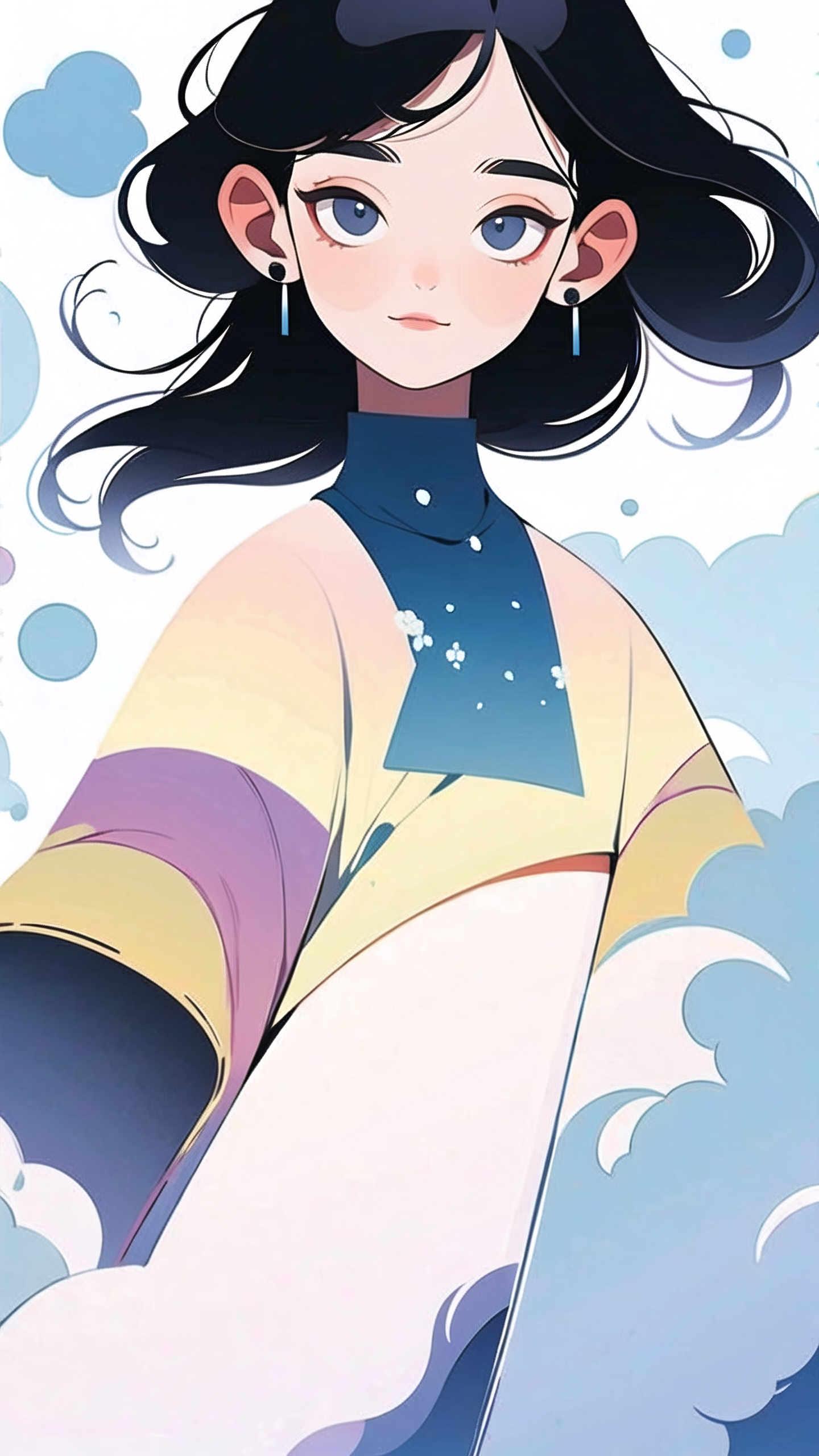 奶白色系云朵壁纸,温柔治愈系9515 奶白色系的云朵壁纸来啦~95