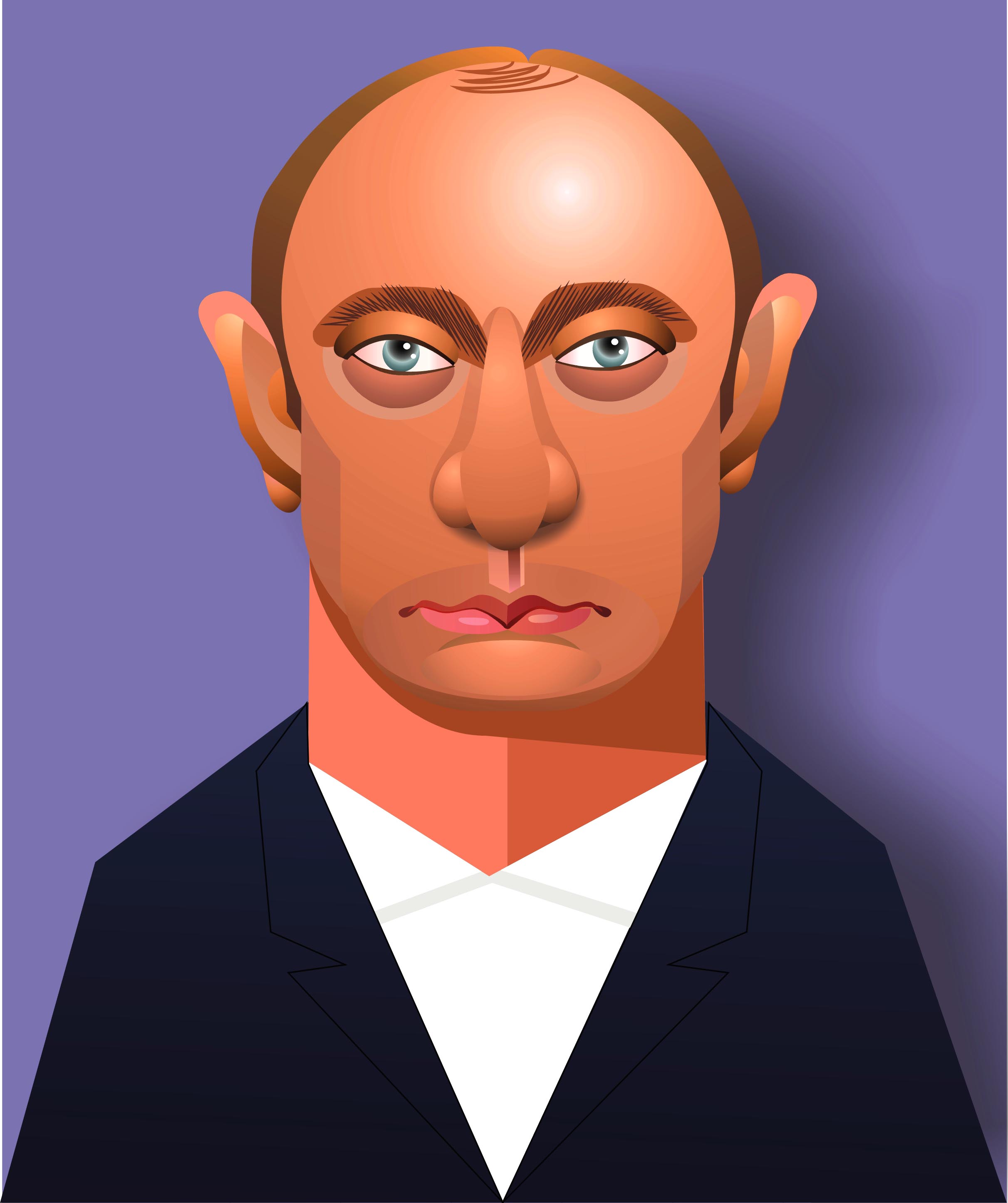 一组上热搜的政经体育娱乐名人漫画像