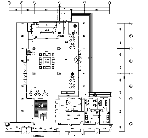 大堂平面布置图