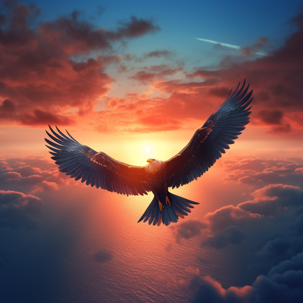 大鹏展翅,前途无量 高考的分数线快要出来啦! 最近的天空很美!