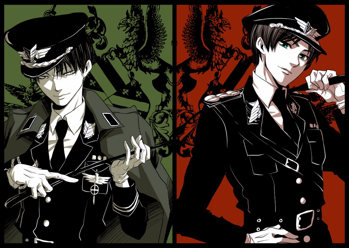 动漫美图丨迷上你的潇洒帅气军装男子大比拼