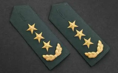 上将军衔相当于什么官