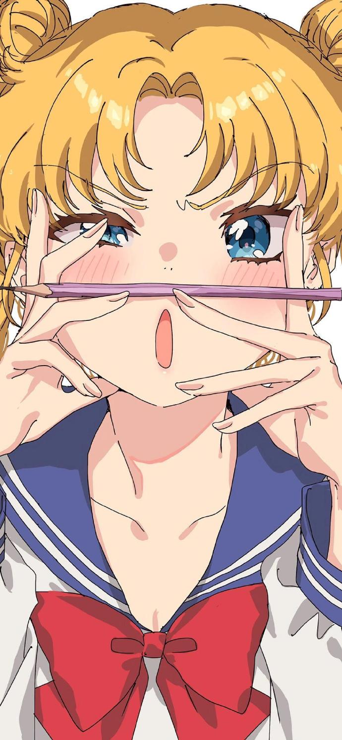 近距离的女生动漫壁纸