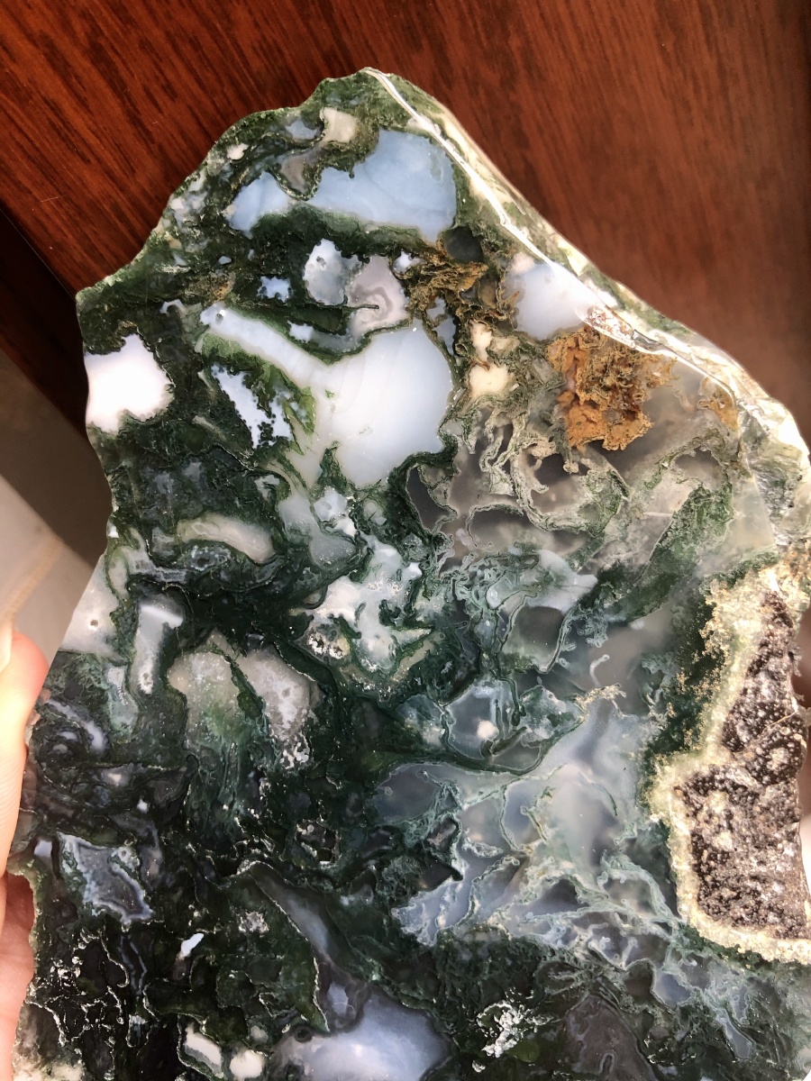 水草玛瑙原石之美