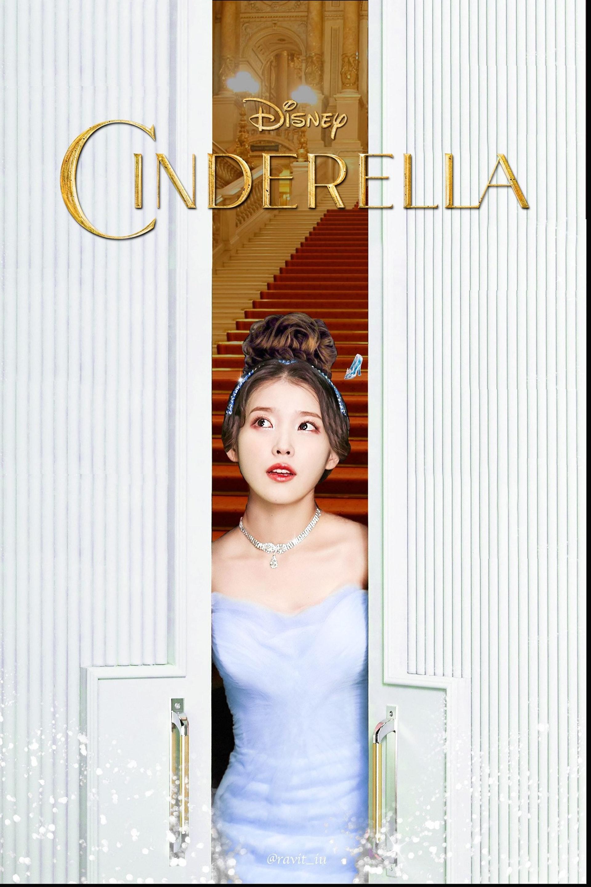 iu新专辑海报被粉丝狂改图,变身迪士尼公主散发高贵气质_u-ana_歌曲