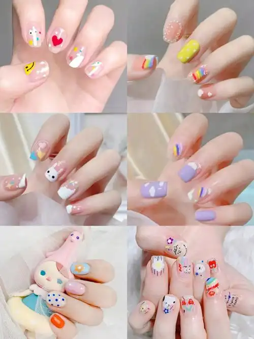 儿童节美甲款式合集