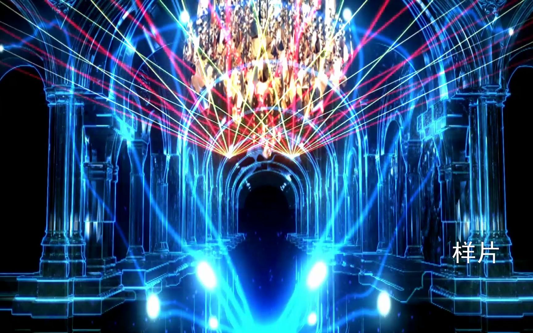 拉丁舞曲 桑巴舞曲 恰恰舞曲 配乐伴奏舞台舞蹈表演晚会led背景视频