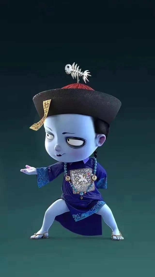 小僵尸图片,小僵尸(呆萌可爱小僵尸高清手机壁纸)