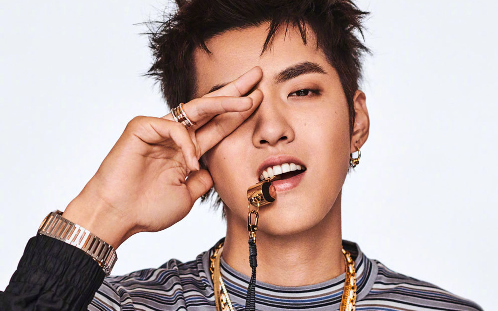 吴亦凡帅气写真图片桌面壁纸