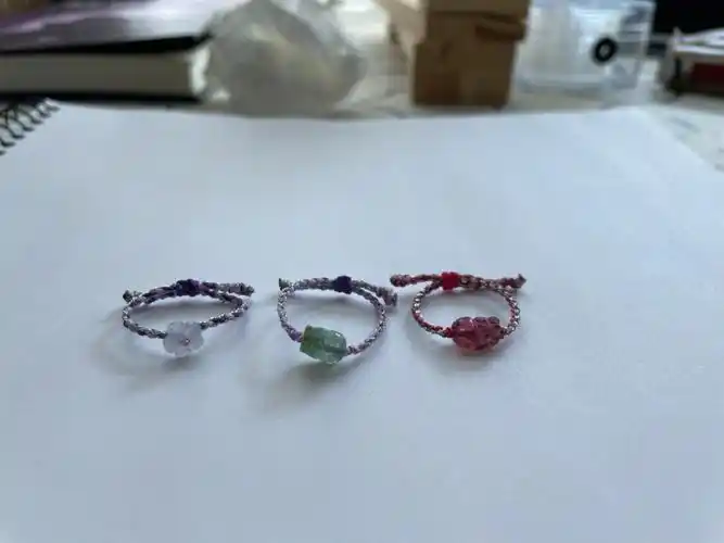 萌萌哒手编小戒指