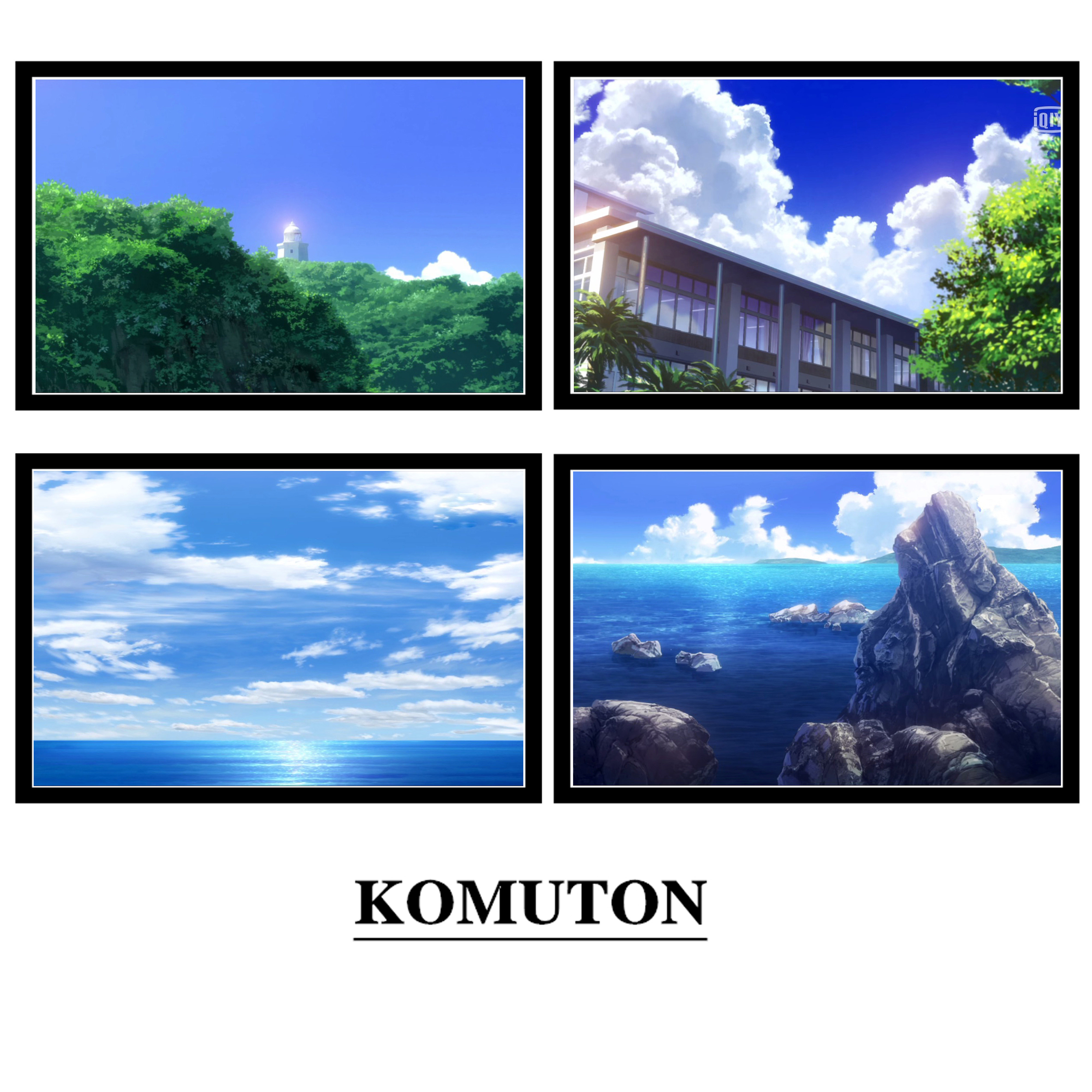 天空蓝色唯美清新写实减压轻松填色diy数字油画礼物装饰居家挂画