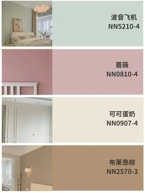 立邦热门乳胶漆实拍图73全屋配色方案