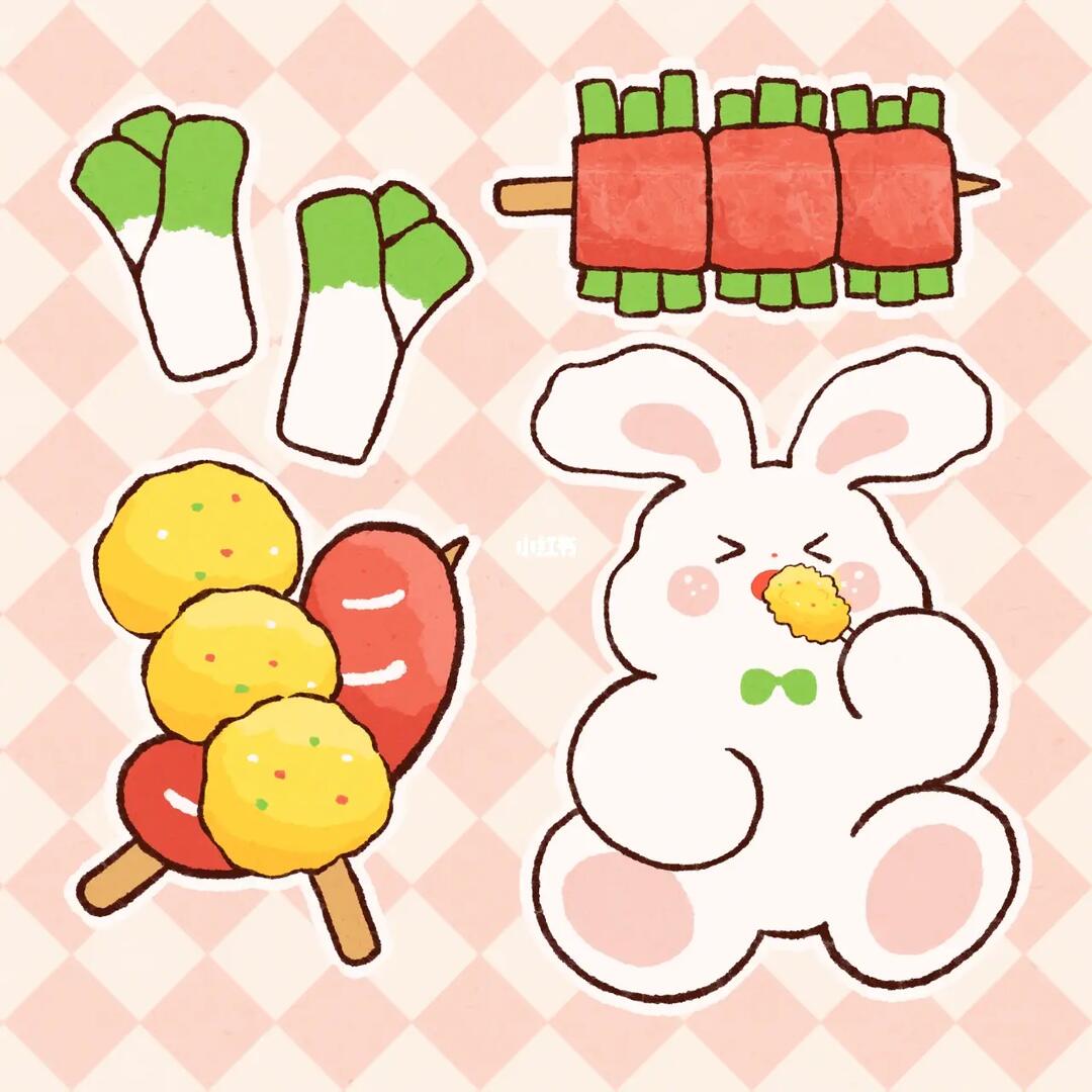 93可爱手帐贴纸93简笔画